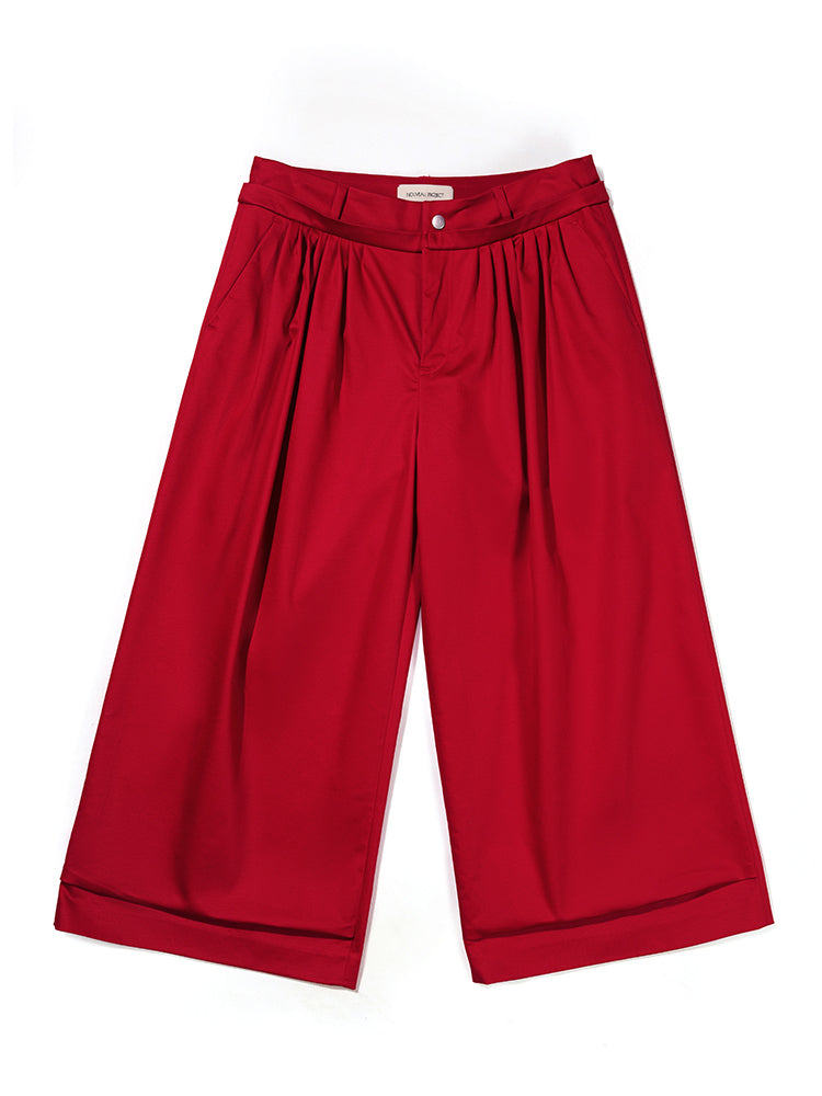 FOLDED CROPPED PANTS