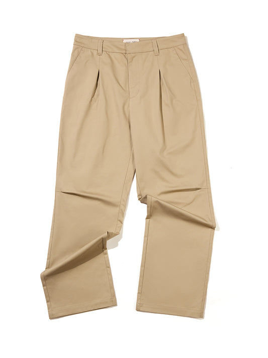 PLEATED CHINO PANT