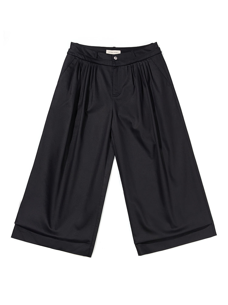 FOLDED CROPPED PANTS